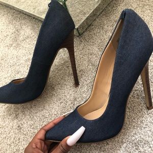Denim Pumps